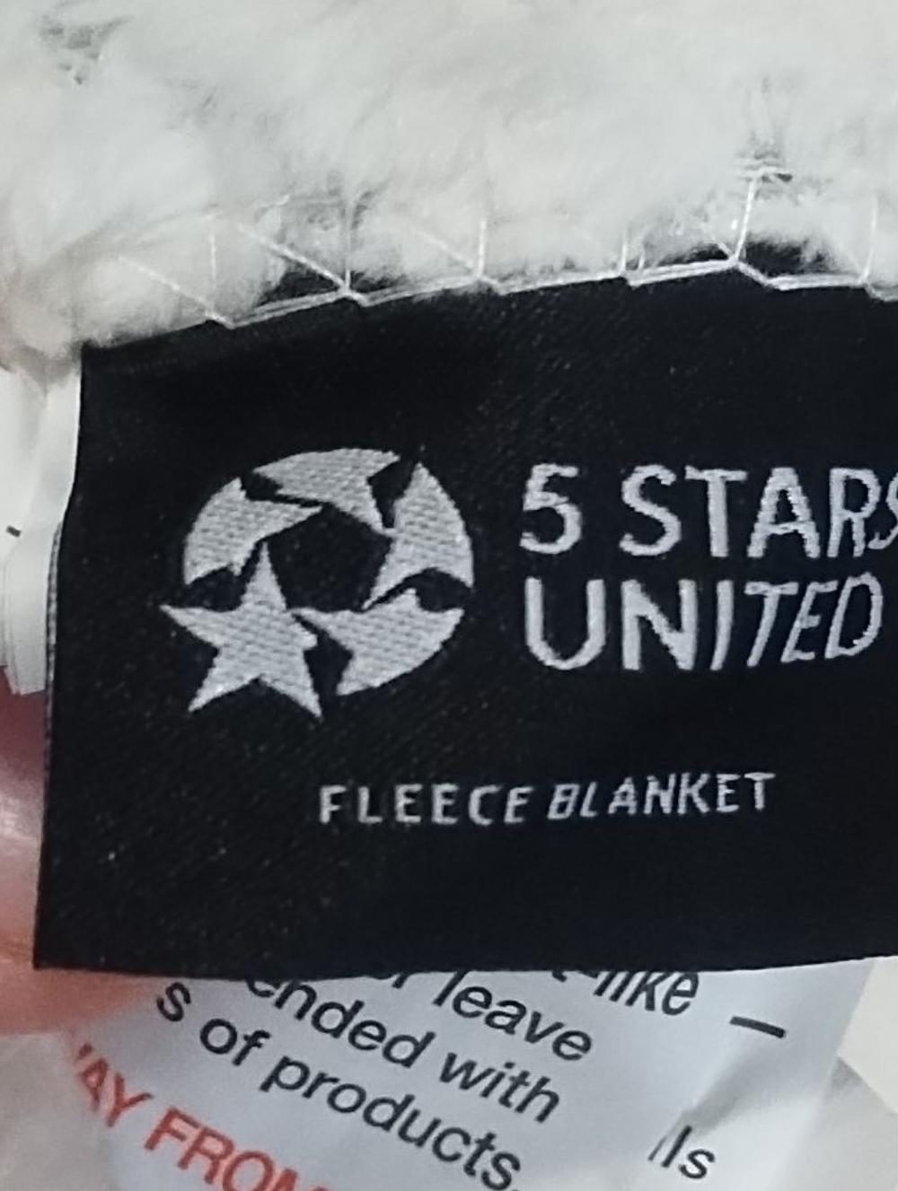 Blanket, Throw, Fleece, Ivory Color - Picture 6 of 7
